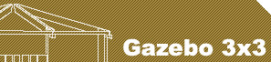 Gazebo 3x3